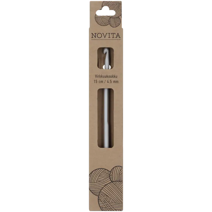 Novita Virkkuukoukku 15 cm  4,5 mm