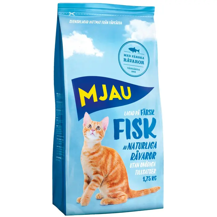 Mjau kissan kuivaruoka kala 1,75kg