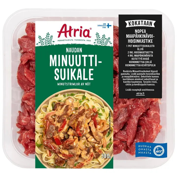 Atria Minuuttisuikale Naudasta 300g