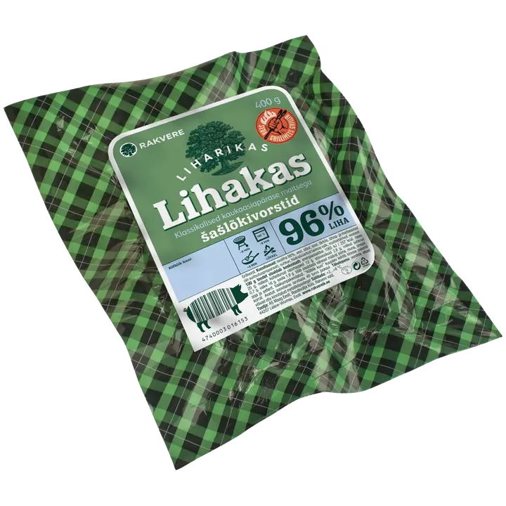 Rakvere Lihakas Šašlõkivorstid 400 G