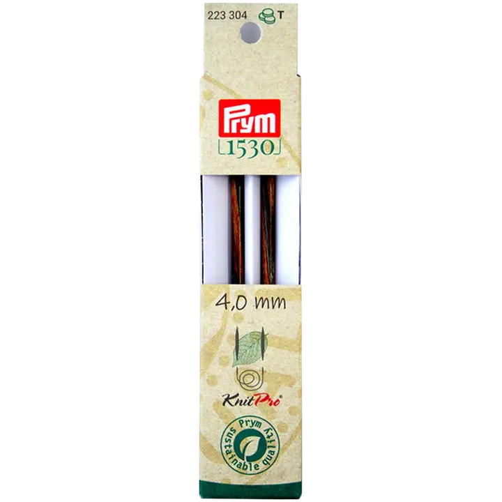 Prym 1530 pyöröpuikon pää 4,0 mm, materiaali puuta, yhdistettävä kaapeliin