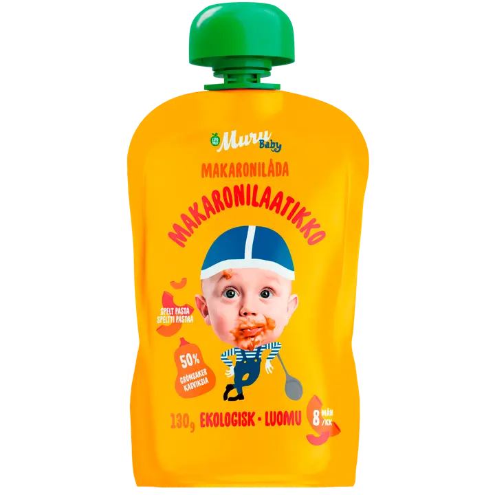 Muru Baby Makaronilaatikko alkaen 8 kk luomulastenateria 130 g