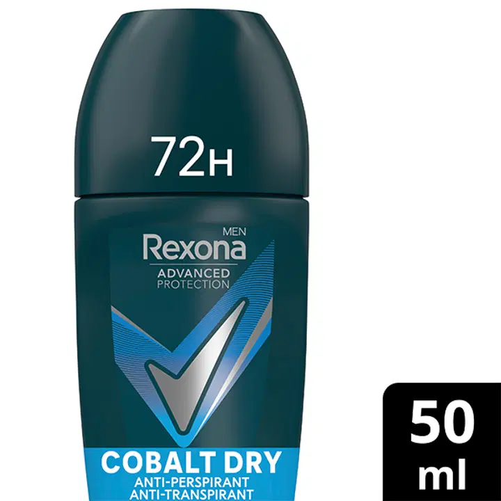 Rexona Men Advanced Protection Cobalt Dry Antiperspirantti deodorantti Roll-On miehille 50 ml