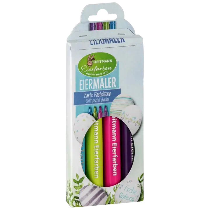 Munavärvipliiatsid - 4 pastelset pliiatsit