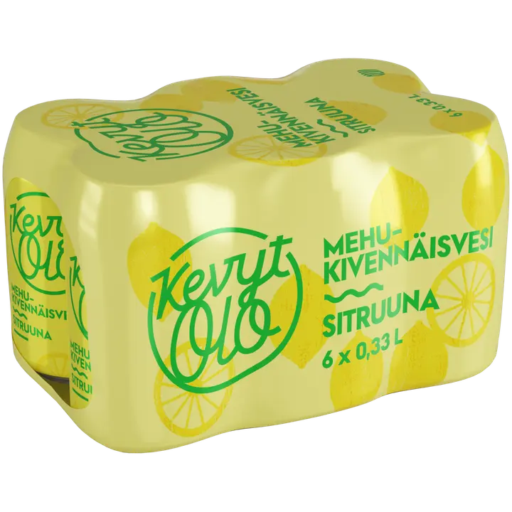 6xKevytOlo Sitruuna mehukivennäisvesi 0,33 l tlk