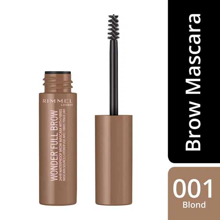 Rimmel London Wonder'Full Brow -kulmamaskara 4,5 ml, 001 Light