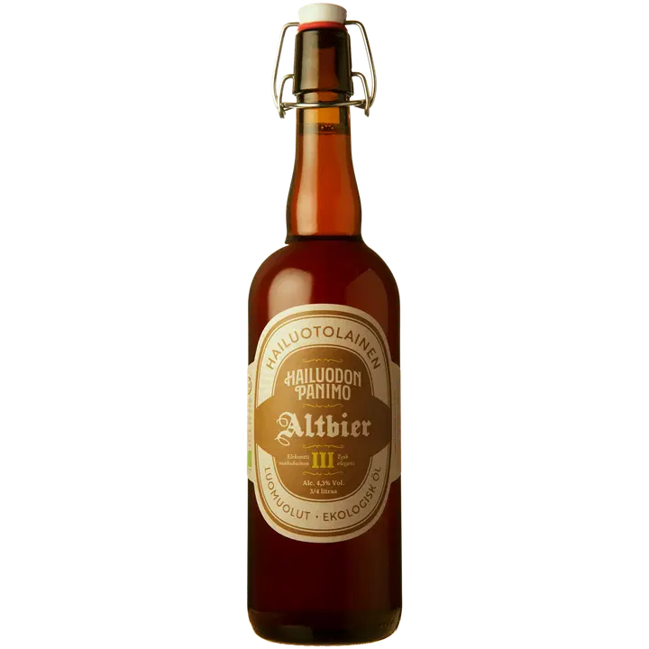 Hailuodon Panimo Altbier luomuolut 4,3% 0,75 l