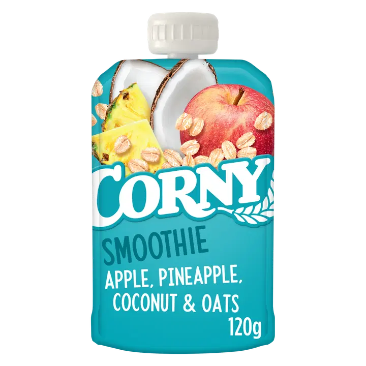 Corny smoothie äpple, ananas, kokos & havre 120g