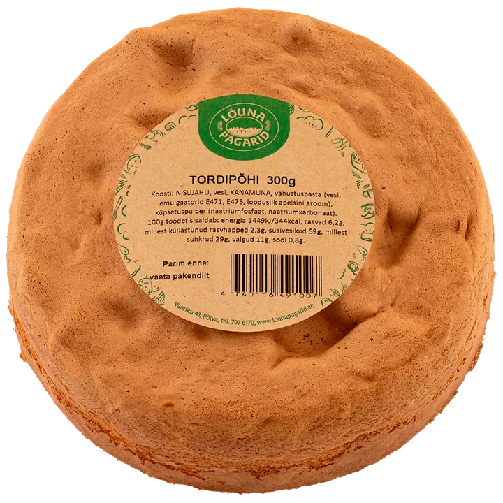 Lõuna Pagarid Tordipõhi 300 G