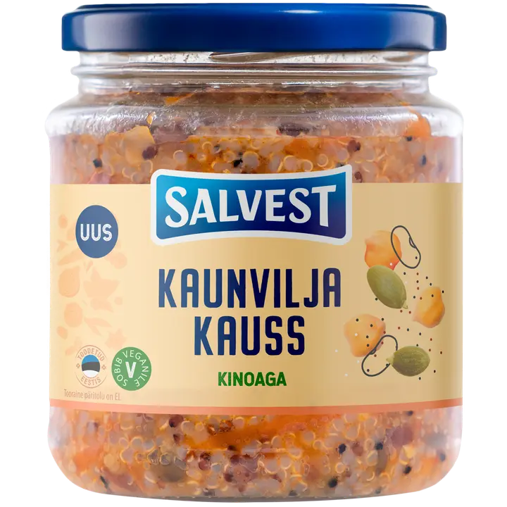Salvest kaunvilja kauss kinoaga 530 g, vegan, gluteenivaba