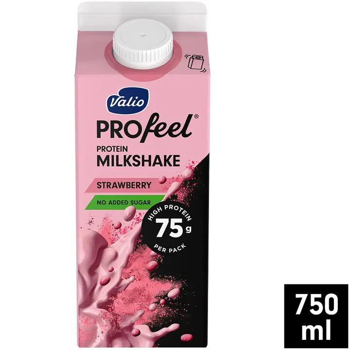 Valio PROfeel® proteiinipirtelö 0,75 l mansikka laktoositon