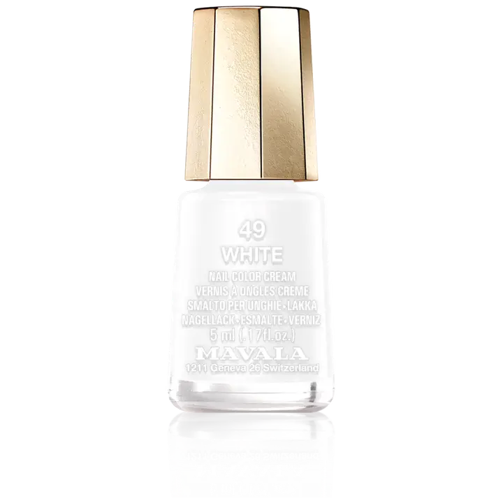 Mavala 5ml Nail Polish 49 White kynsilakka