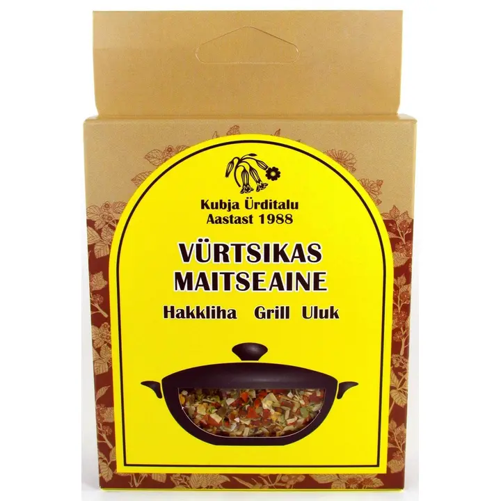 Kubja vürtsikas maitseaine kubja ürditalu 40 g