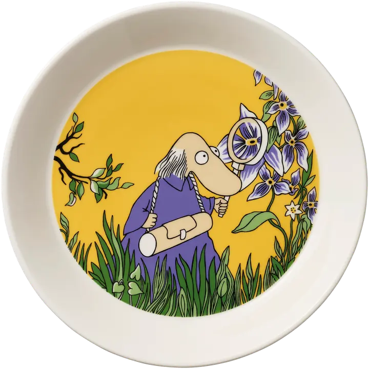 Moomin Arabia Muumi Lautanen Hemuli 19cm keltainen