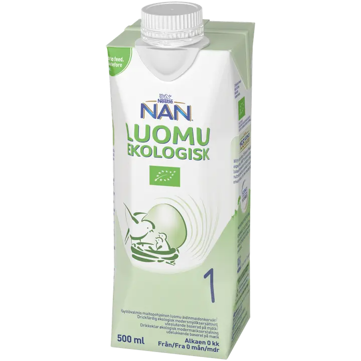 Nestlé NAN 1 Äidinmaidonkorvike Luomu 500ml