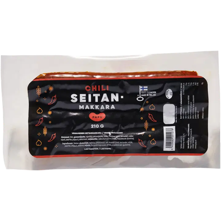 Papu Chili seitanmakkara 210 g