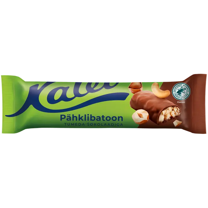 Kalev Pähklibatoon Tumedas Šokolaadis 40 g