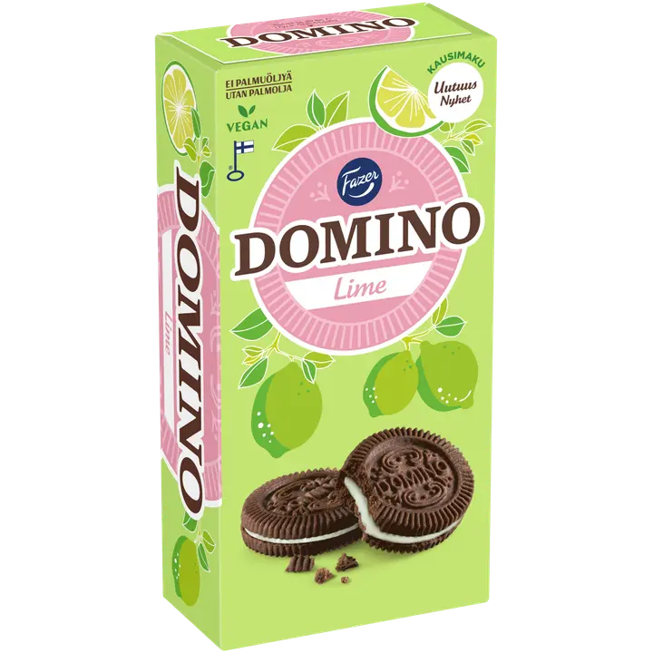 Fazer Domino Lime täytekeksi 350 g