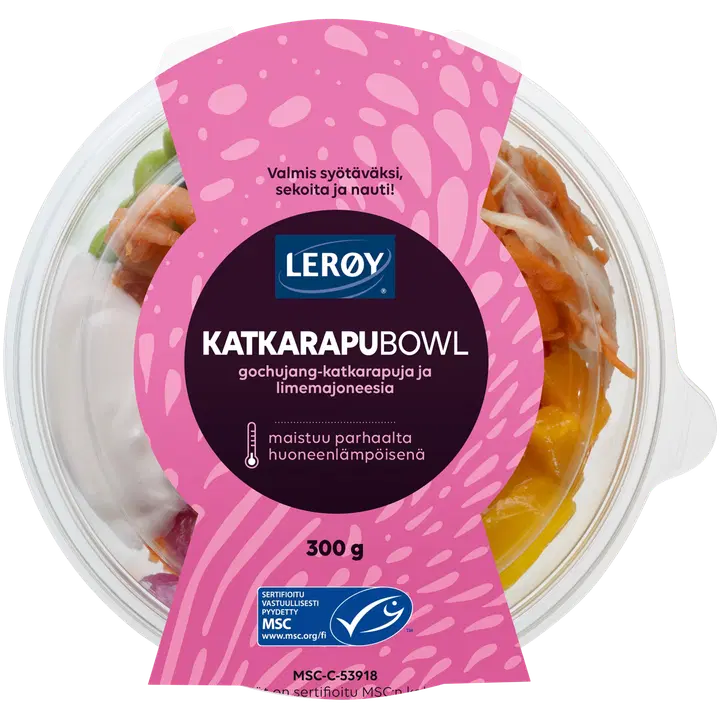 Lerøy katkarapubowl 300g MSC