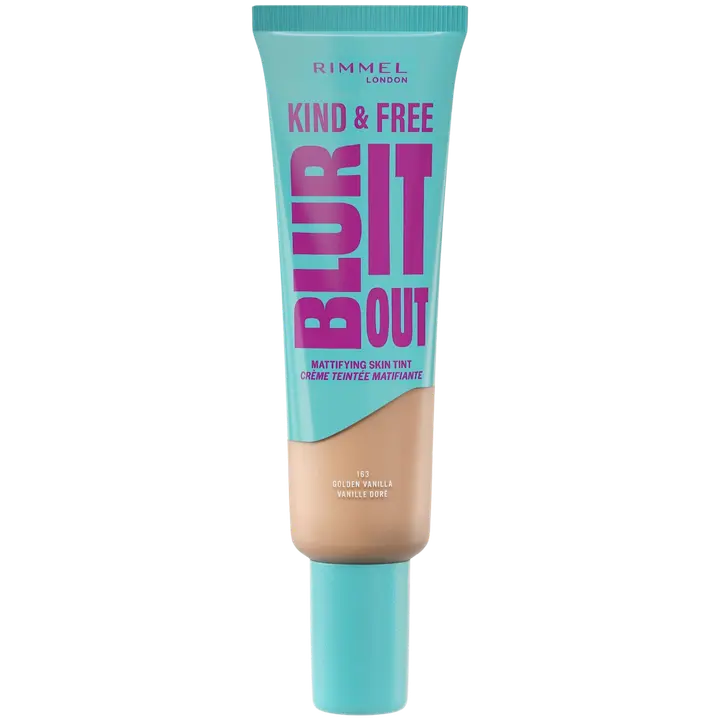 Rimmel London Kind & Free Matte Skin Tint 30 ml, 163 Golden Vanilla meikkivoide