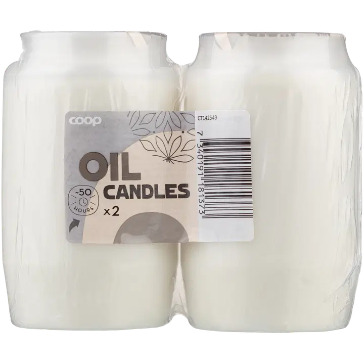 Coop öljykynttilä 50h 2kpl