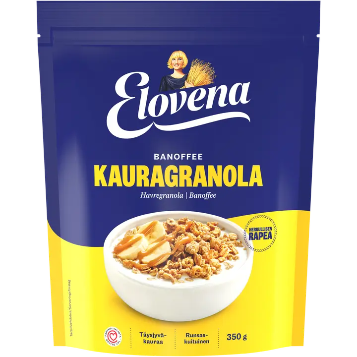 Elovena 350g banoffee kauragranola