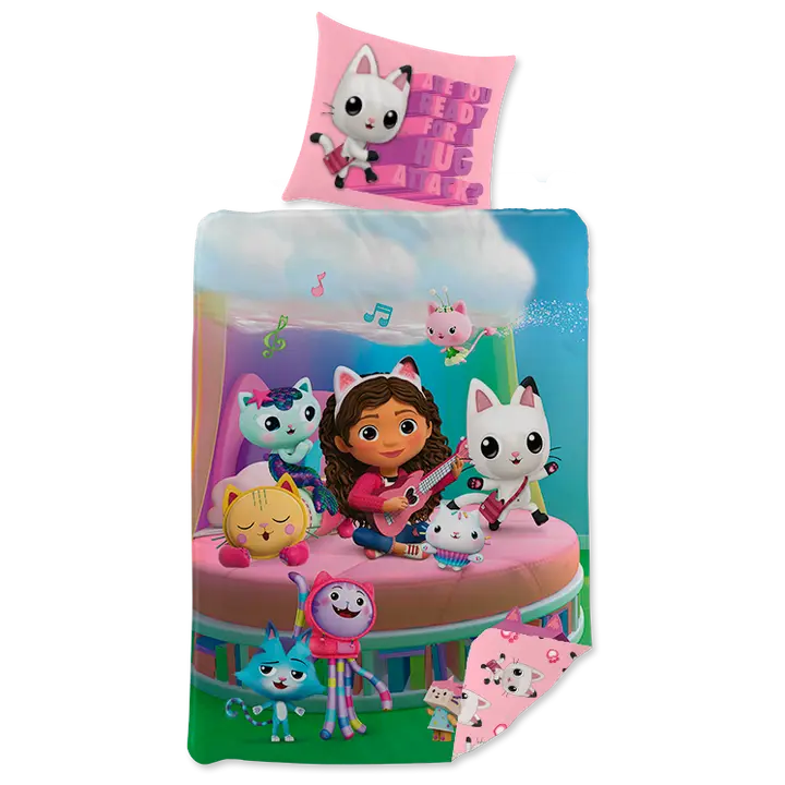 Laste voodipesukomplekt 150x210/50x60 Gabby`s Dollhouse