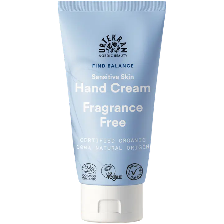 URTEKRAM Käsivoide Fragrance Free Sensitive Skin 75ml