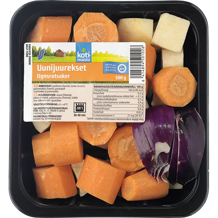 Kotimaista uunijuurekset 500 g