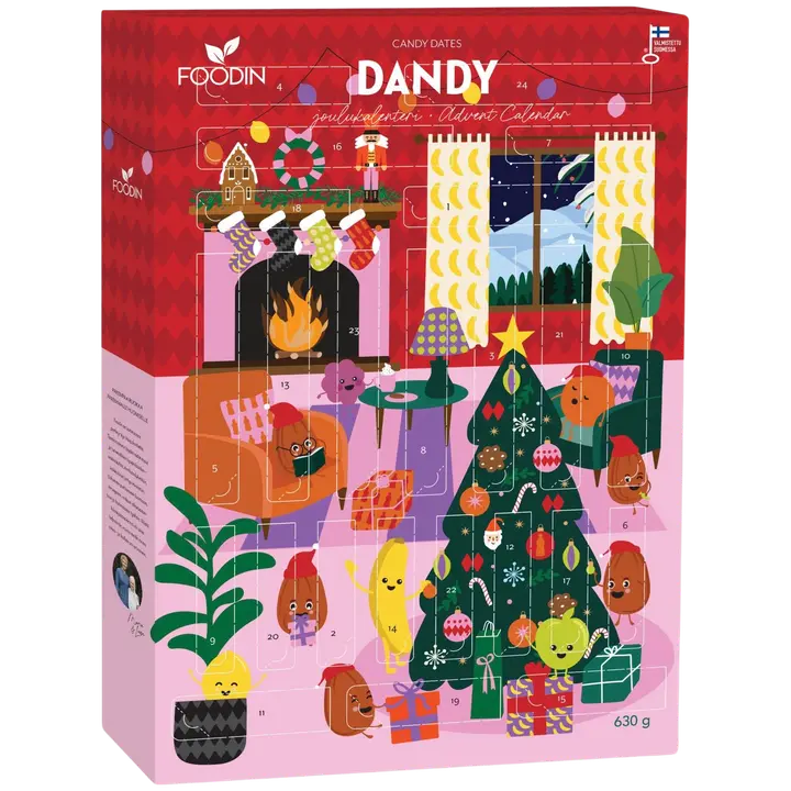 Foodin Candy Dates joulukalenteri 630g