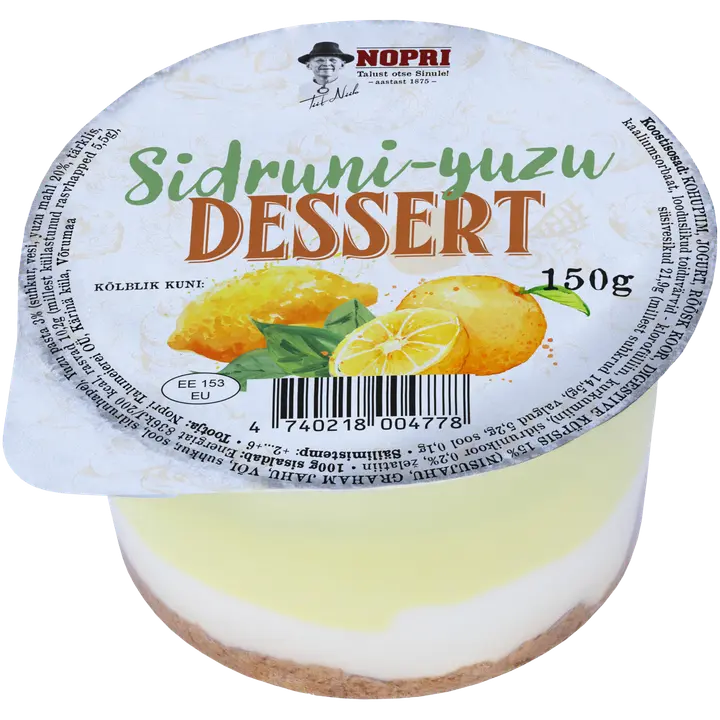 Nopri dessert sidruni-yuzu, 150 g