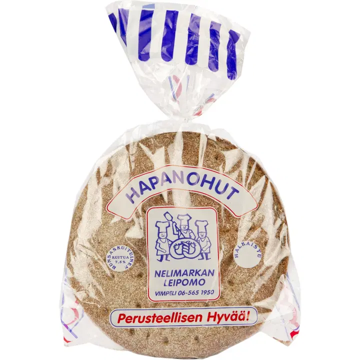 Hapanohut Halkaistu 320g Nelimarkan Leipomo