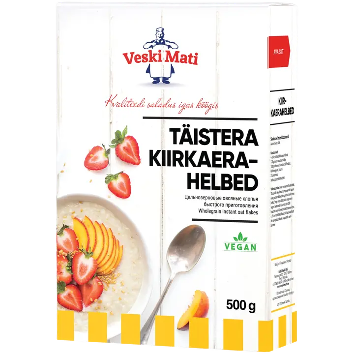 Veski Mati täistera kiirkaerahelbed 500 g