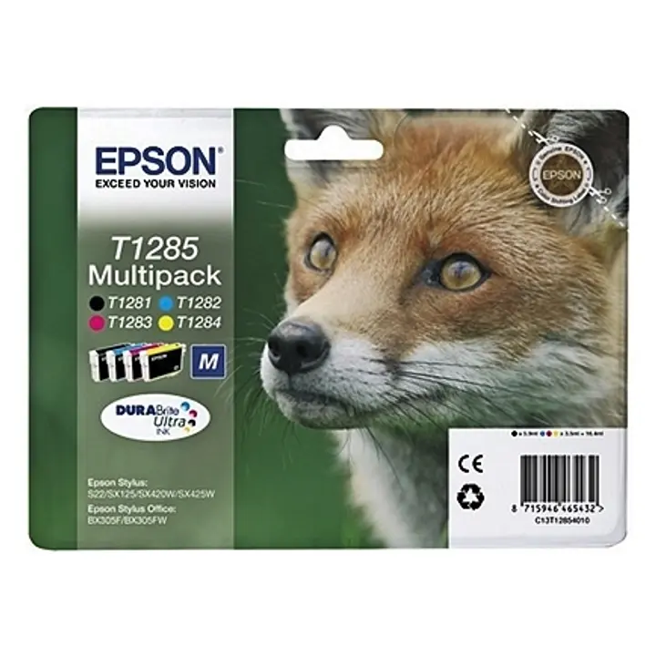 Epson moniväripakkaus T1285 mustepatruuna