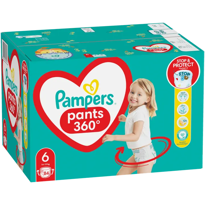 Püksmähkmed PAMPERS Mega Pack S6 84tk
