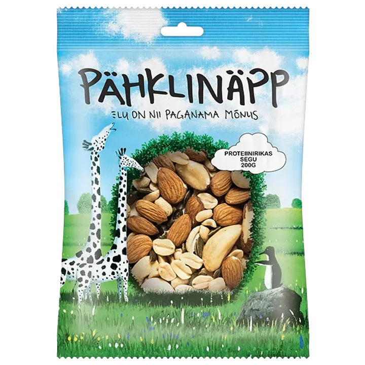 Pähklinäpp proteiinirikas segu, 200 g