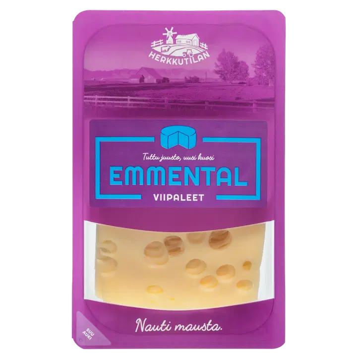 Herkkutilan Emmentaljuustoviipale laktoositon 200g
