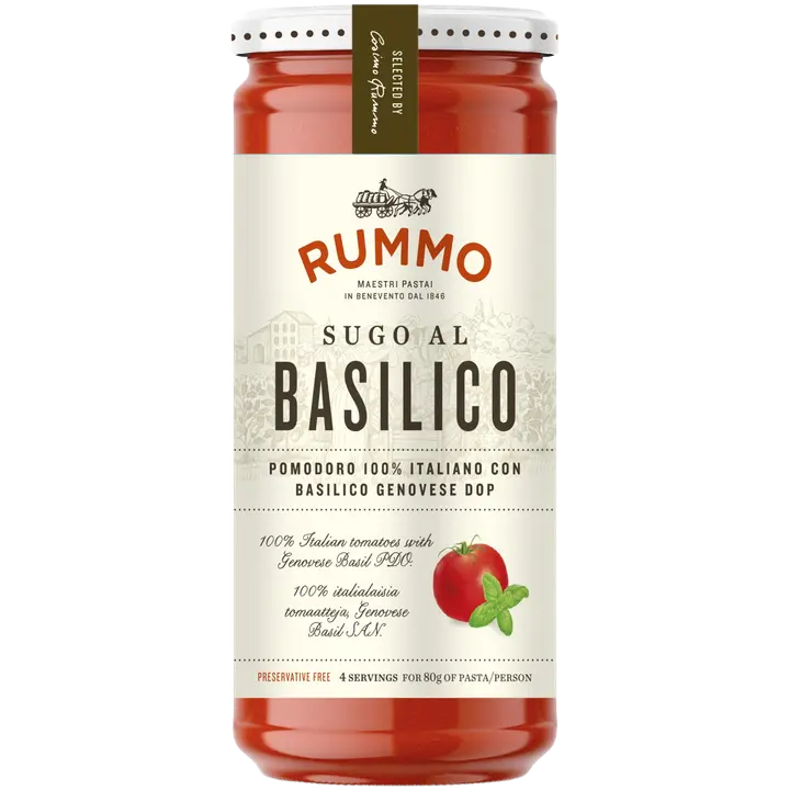 Rummo pastakaste basiilikuga, 340 g