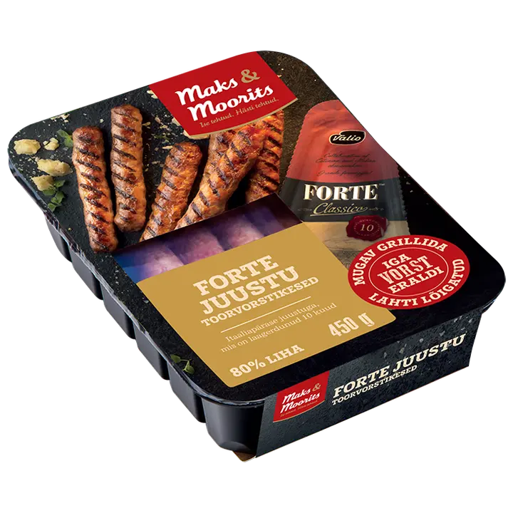 Forte juustu toorvorstikesed 450G