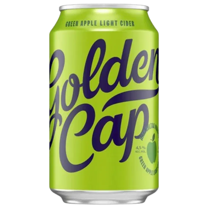 Golden Cap Green Apple Light omenasiideri 4,5 % can 0,33 L