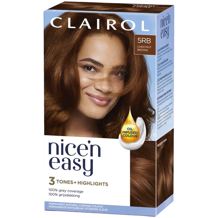 Clairol Nice´n Easy kestoväri 5RB kastanja