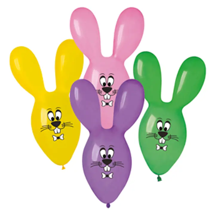 Juhlamaailma hiiri muotoilmapallot 4 kpl/pss