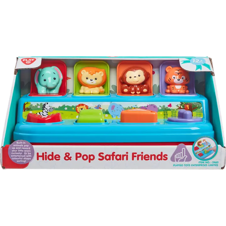 Pop up safariystävät -aktiivilelu
