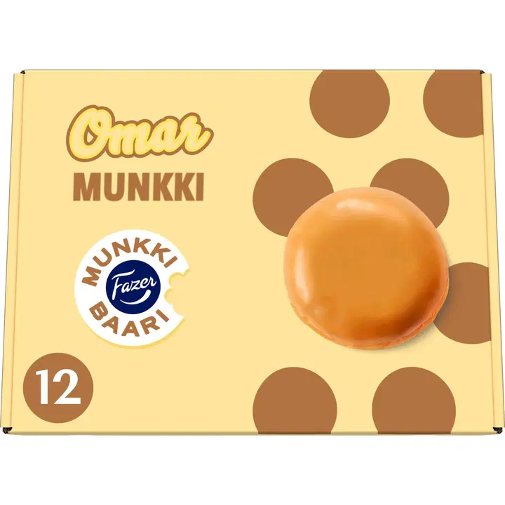 Fazer Omar -munkki 12 x 100g, kypsäpakaste