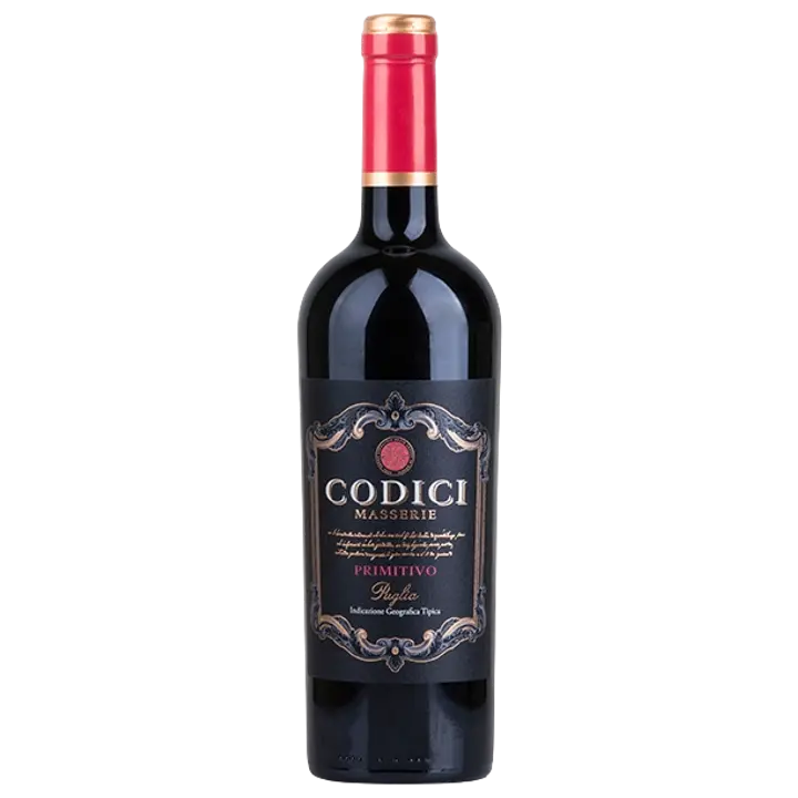 Codici Primitivo Puglia KGT vein 13,5%vol 750ml