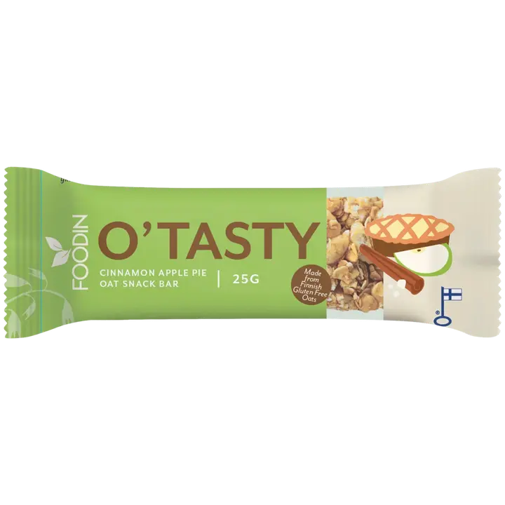 Foodin O`Tasty Omena-Kaurapatukka 25g
