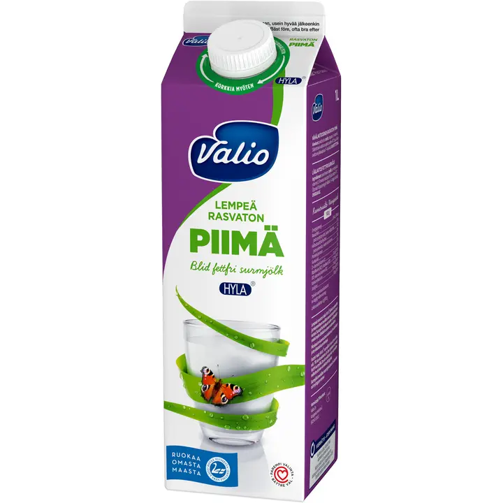 Valio rasvaton piimä 1 l HYLA®