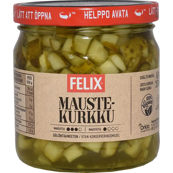 Felix maustekurkkukuutio 410/250g