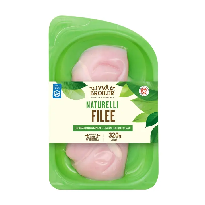 Jyväbroiler Broilerin Filee Naturelli 320g