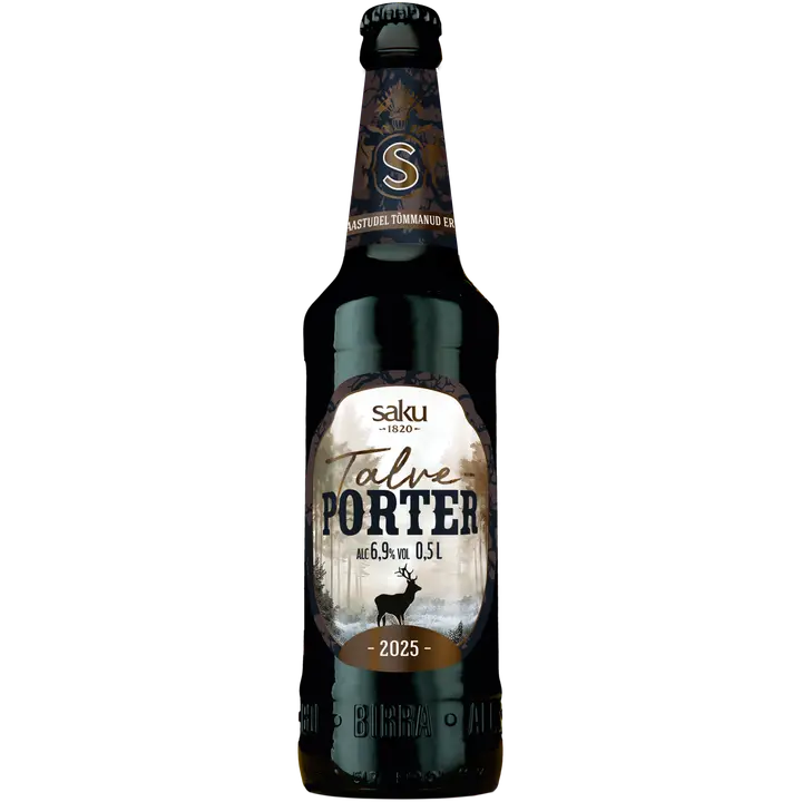 Saku Talveporter õlu 6,9%vol 500 ml